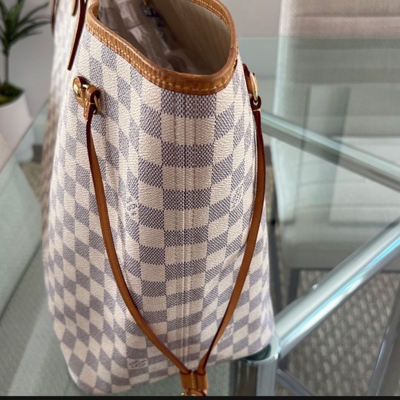 Louis Vuitton Neverfull GM  Damier Azur Canvas Authentic - Picture 4 of 11